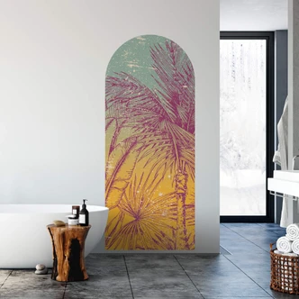 Sticker Mural Palm Tree Arch 