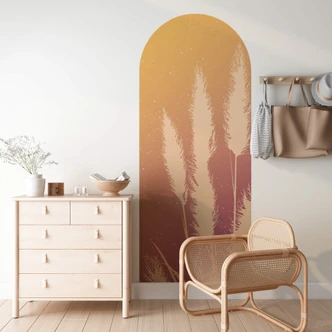 Muursticker Pampas Arch Muursticker Pampas Arch