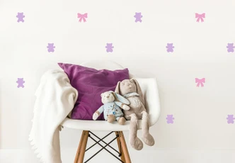 Wandtattoo Bärchen Set 