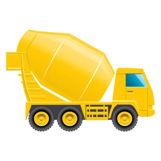 Wall sticker Concrete Mixer 