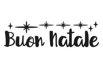 Adesivo Buon Natale 
