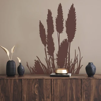 Wandtattoo Buschiges Schilf 