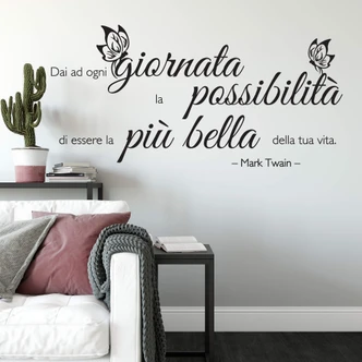 Muursticker Dai ad ogni giornata 