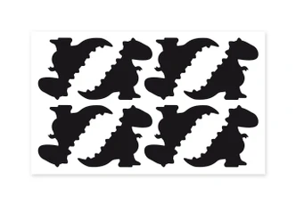 Wandtattoo Dino Set 