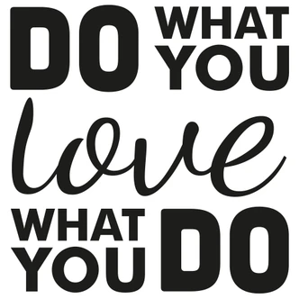 Muursticker Do what you Love 