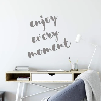 Adesivo murale - Enjoy every moment 