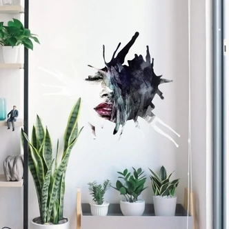 Wandtattoo Sleeping Beauty im Farbklecks Wandtattoo Sleeping Beauty im Farbklecks