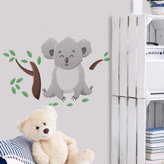 Wandtattoo Fröhlicher Koala 