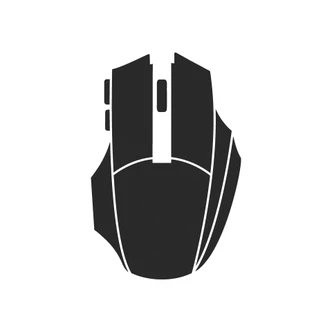 Muursticker Gaming Muis 