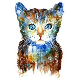 Wandtattoo Hagenmeyer - Kleine Katze  