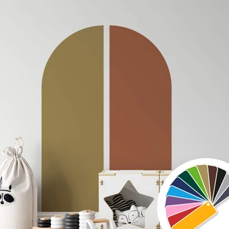 Sticker mural Demi-arcs (lot de 2) - large 