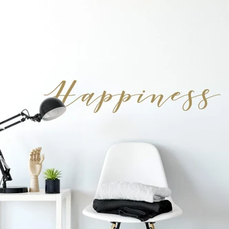Wandtattoo Happiness 