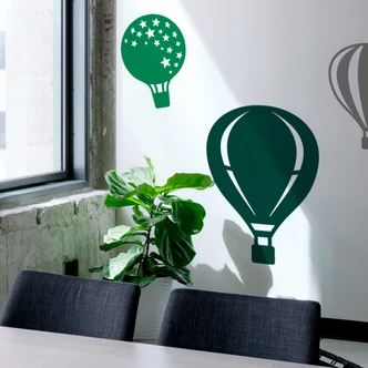 Wandtattoo Heißluftballon 