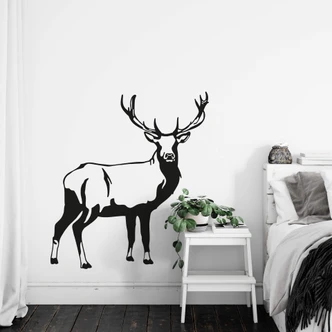 Muursticker Hert Silhouet Muursticker Hert Silhouet