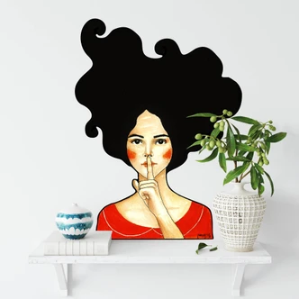 Muursticker Hülya - Quiet 