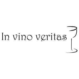 Wandtattoo In vino veritas Wandtattoo In vino veritas