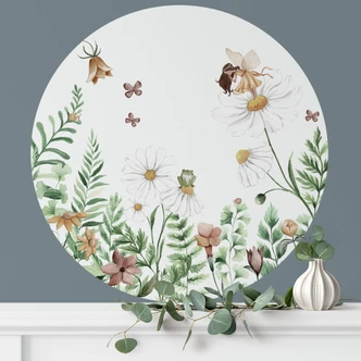 Wandtattoo Kikki Belle - Feengarten - Rund Wandtattoo Kikki Belle - Feengarten - Rund