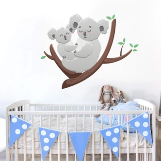 Wandtattoo Koala Mutterliebe 