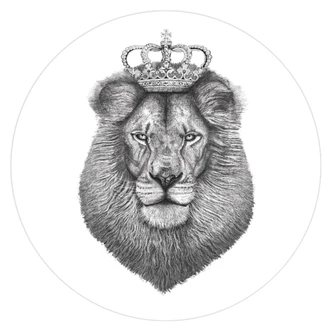 Wandtattoo Korenkova - The Lion King - Rund 