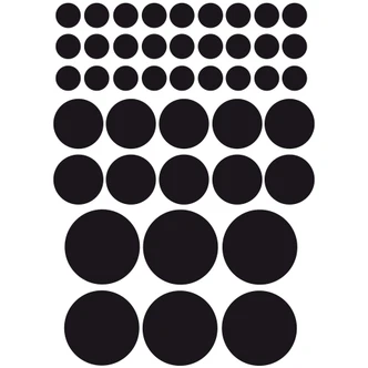Wall sticker set Dots 