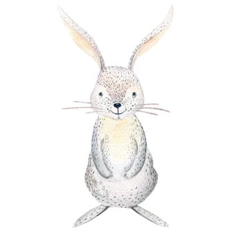 Wall sticker Kvilis - Cute Hare 