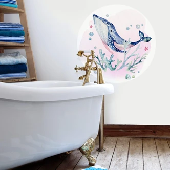 Zelfklevende Wandcirkel Kvilis - Orka Zelfklevende Wandcirkel Kvilis - Orka