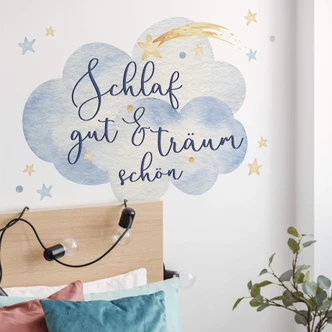 Wandtattoo Kvilis - Schlaf gut und träum schön 