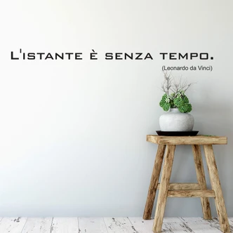 Muursticker L'istante è senza tempo 