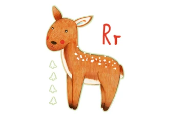 Wandtattoo Loske - Buchstabe R 