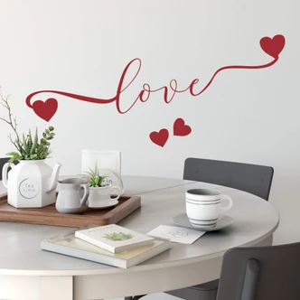 Wall sticker Love with heart Wall sticker Love with heart