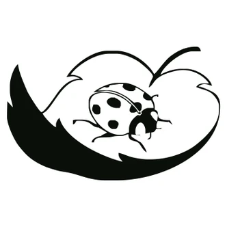 Muursticker Lieveheersbeestje 