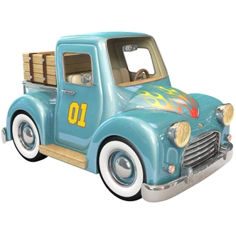 Wallsticker - Michel Agullo - PickUp, Blå 