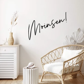 Wandtattoo Moinsen - Begrüßung 