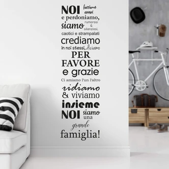 Wandtattoo Noi facciamo errori e perdoniamo Wandtattoo Noi facciamo errori e perdoniamo