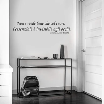 Wandtattoo Non si vede bene che col cuore Wandtattoo Non si vede bene che col cuore