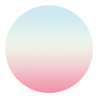 Muursticker Rond - Cotton Candy Muursticker Rond - Cotton Candy