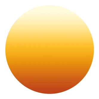 Zelfklevende Wandcirkel - Sunset Ombre 
