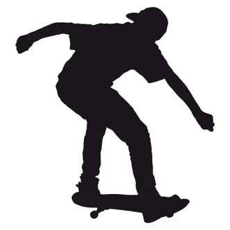 Muursticker Skateboarder 01 