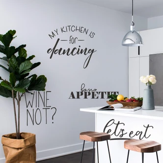 Wallsticker - Slogans til køkkenet 