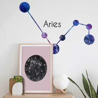 Wandtattoo Sternenbild Aries - Widder 