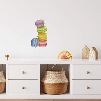 Wandtattoo Sweet Macarons 