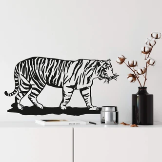 Wandtattoo Tiger Silhouette 