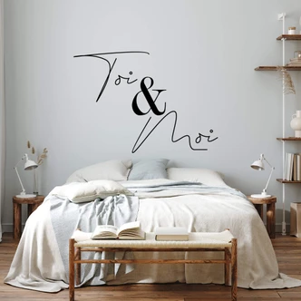 Muursticker Toi & Moi 