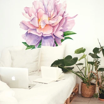 Wandtattoo Pfingstrose XXL 