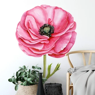 Muursticker XXL Klaproos 