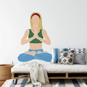 Wandtattoo - Yoga Lotus Wandtattoo - Yoga Lotus