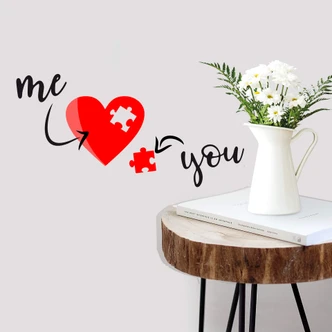 Wall sticker You complete me Wall sticker You complete me