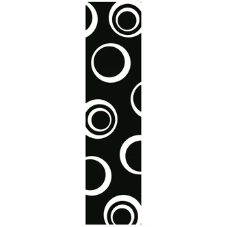 Adesivo murale - striscia cerchi 