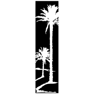 Banner Palm Tree Wall sticker 