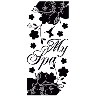 Sticker mural - Bannière My Spa 